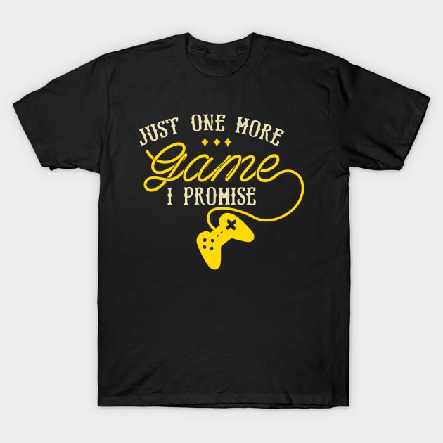 Promise Game Gamer Player Console Videogame Gift T-Shirt by Schimmi